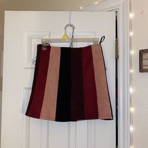Multicolored western skirt
